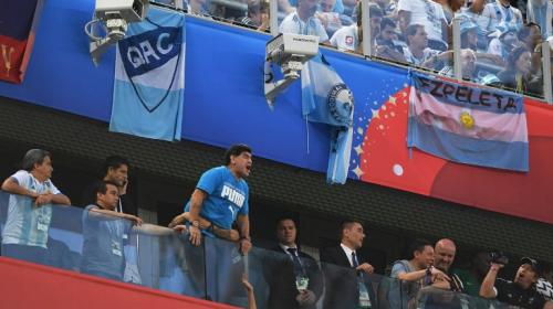 Diego Maradona terminó en el hospital después del partido de Argentina