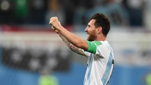 “El hilo rojo”, el amuleto de la suerte que usó Messi en el partido