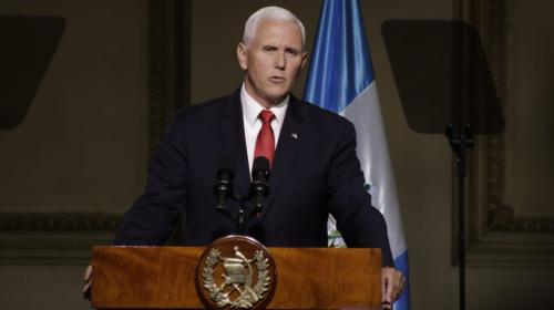 Los 6 puntos clave del mensaje de Mike Pence al Tri&aacute;ngulo Norte