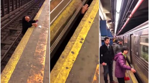 Un hombre queda atrapado debajo del metro y causa alarma en Nueva York