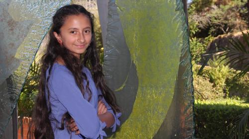 Gloria Recinos, una peque&ntilde;a que destaca en el mundo de la rob&oacute;tica