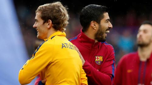 Luis Su&aacute;rez da por hecho la llegada de Griezmann al FC Barcelona 