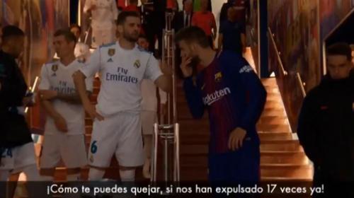 ¿Qué se dijeron? Piqué y Nacho discuten antes del segundo tiempo