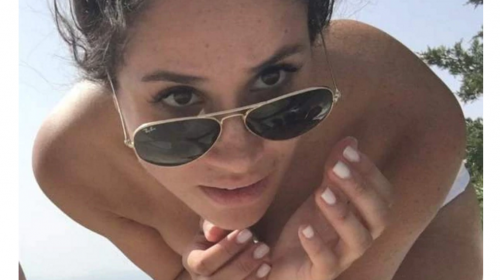 &iexcl;Esc&aacute;ndalo real! Filtran fotos de Meghan Markle en "topless"