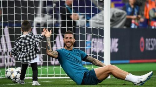 El tierno entrenamiento de Sergio Ramos y sus hijos antes de la final