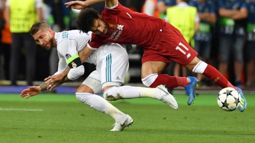 Abucheos para Sergio Ramos por lesión de Mohamed Salah