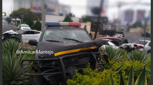 La historia del borracho que rob&oacute; una patrulla y la choc&oacute; en zona 10