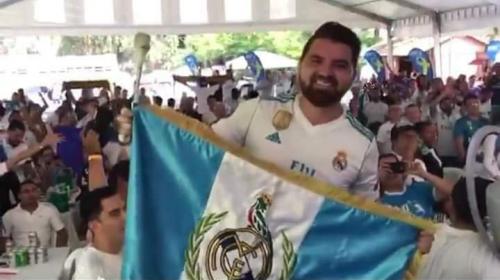 La historia de la bandera de Guatemala con el escudo del Real Madrid