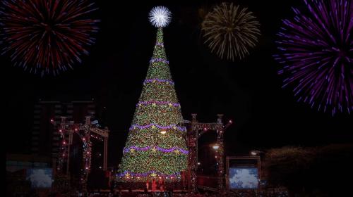 Hoy se enciende el árbol de Navidad más grande del país