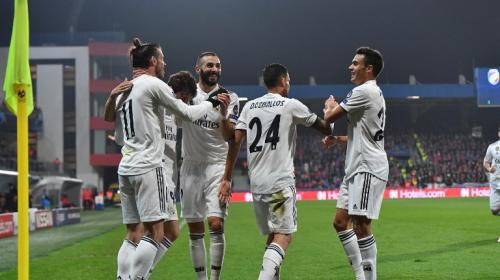 Navas en la banca y el Real Madrid goleó al débil Viktoria Plzen