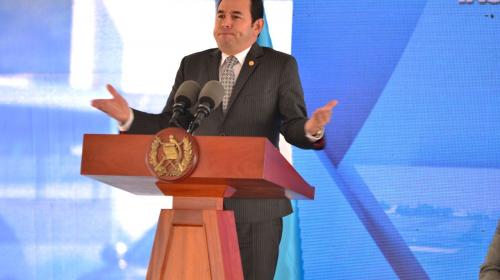 El mensaje de Jimmy Morales: "Quieren entrar y no van a poder"