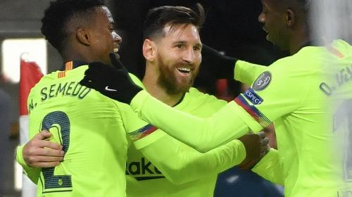 Con apuros el FC Barcelona se impone al PSV 