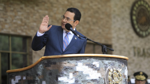 Jimmy Morales: "El comunismo nunca entró a Guatemala"