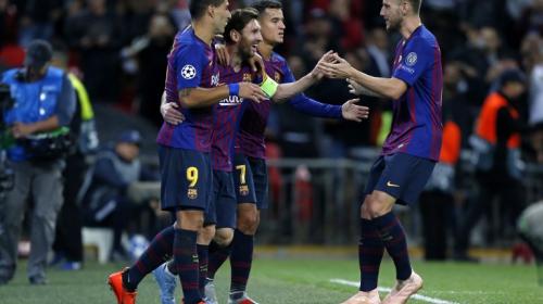 En un partidazo, Barcelona vence al Tottenham en Wembley
