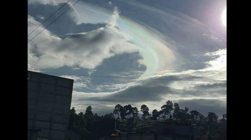 La extraña formación de nubes que impresionó a guatemaltecos