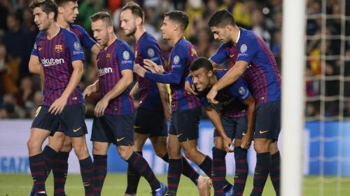 Sin Messi el Barcelona vence al Inter, y es líder del grupo