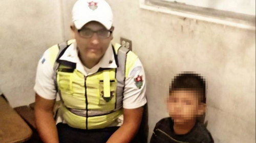 Esto pasó con el niño abandonado por su madre en El Trébol 