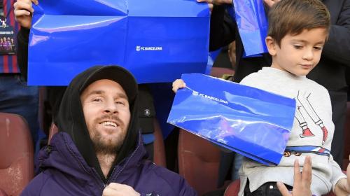 ¡Imperdible! Así vivió Messi la goleada del Barcelona al Madrid
