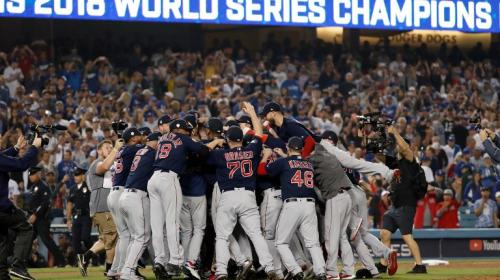 Medias Rojas de Boston son campeones de la Serie Mundial