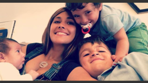 Los hijos de Messi disfrutan desde ya en modo Halloween