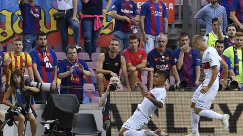 &iexcl;Juegazo! Barcelona gana 3-2 al Huesca al final del primer tiempo