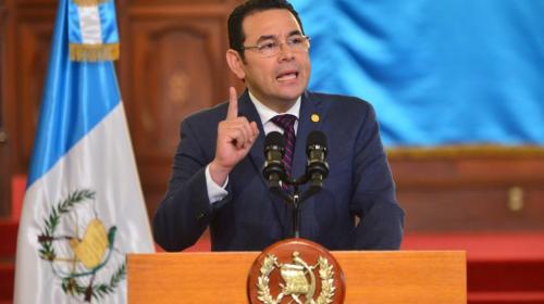 Las frases de Jimmy Morales: discurso de "justicia" e "independencia"