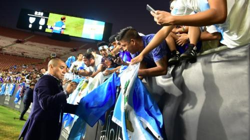 Juan Carlos "El Pin" Plata, el ídolo de la afición en Los Ángeles