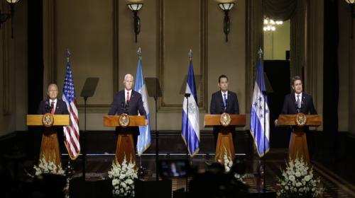 Estados Unidos cancela reuni&oacute;n con pa&iacute;ses del Tri&aacute;ngulo Norte