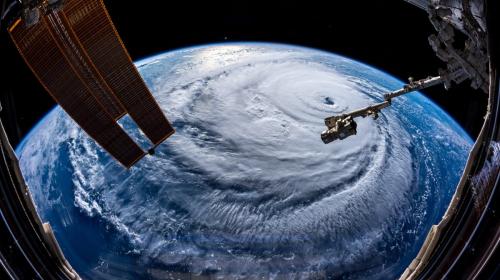 &iexcl;Desde el espacio! Las impresionantes im&aacute;genes del hurac&aacute;n Florence