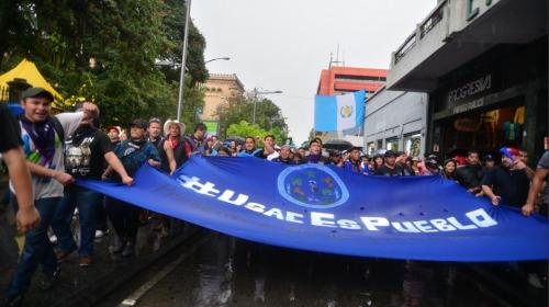 Sancarlistas anuncian manifestación contra Jimmy Morales