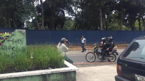 PNC envía a los "Lobos" para resguardar manifestación de la Usac
