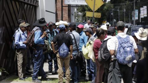 Con engaños, llevan a campesinos a manifestar frente a CICIG