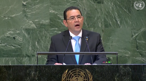 Jimmy: "CICIG es una amenaza para la paz en Guatemala"