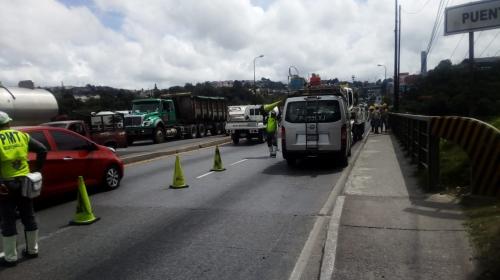 Cierre en el Puente Belice: realizan trabajos de restauración