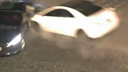 Aparatoso accidente ocurre en zona 12 por una imprudencia