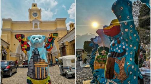 Los Osos de la Tolerancia invaden la Antigua Guatemala