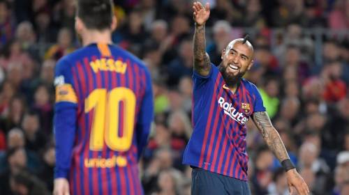 Arturo Vidal marca un r&eacute;cord al ser campe&oacute;n con el Barcelona