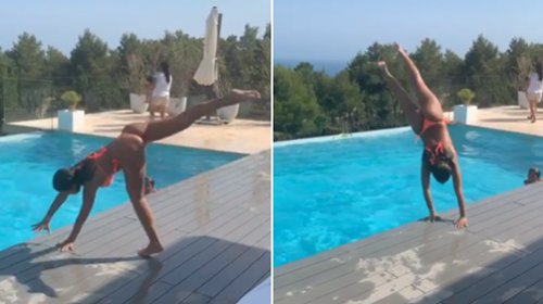 La sexy zambullida de Antonela Rocuzzo que rompe Instagram