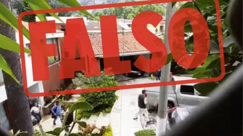 &iquest;Es verdadero el video donde Sandra Torres est&aacute; huyendo? Falso