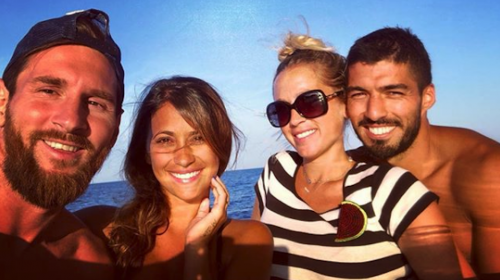 Los hijos de las estrellas del Bar&ccedil;a se lucen en una fotograf&iacute;a