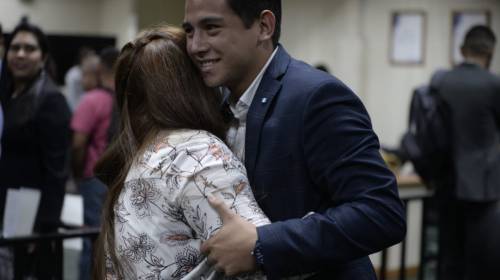 Así reaccionó el hijo de Jimmy Morales tras ser absuelto