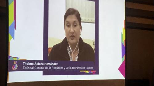 Thelma Aldana reaparece en panel de cierre de CICIG
