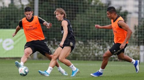 Pase de lujo y golazo: La vistosa jugada entre Zidane y James