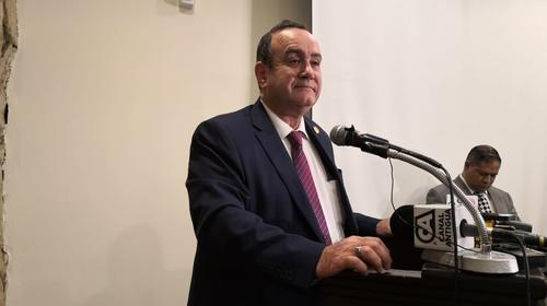 El mensaje de Giammattei al MP por el caso de Sandra Torres