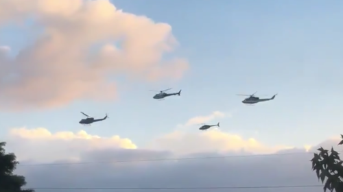La razón por la que varios helicópteros sobrevolaron la ciudad