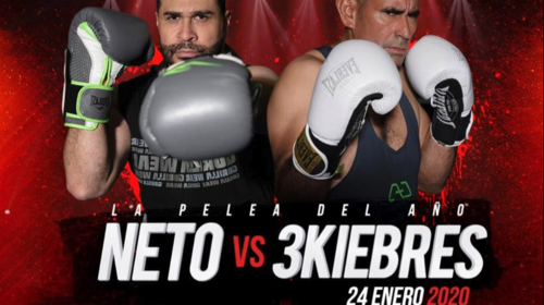 El precio oficial para la pelea entre Neto Bran y "Tres Kiebres"