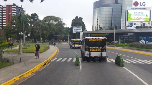 El fuerte operativo policial que recorrió la ciudad este domingo
