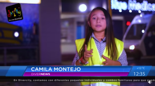 Hija de Amílcar Montejo debuta como "presentadora del tráfico"
