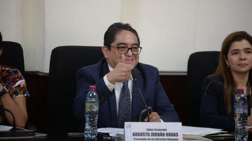 El PDH critica a Jimmy por avalar la Ley de Aceptación de Cargos