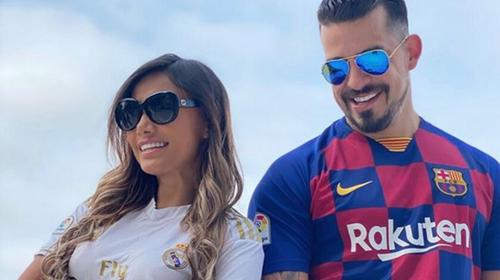 Gaby Asturias y Luis Amaya acudieron al clásico español 